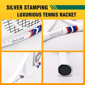Racchetta da <span class=keywords><strong>Tennis</strong></span> <span class=keywords><strong>Pro</strong></span> POWER2.0 in Fibra di Carbonio, Leggera e Resistente, per Competizioni, Tornei e Allenamenti per Adulti - Product Image 5