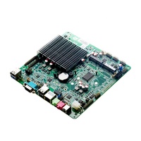 Placa Base Industrial Mini ITX Ultrafina Sin Ventilador Intel Quad Core con Gráficos Integrados, Canal Único, 8 Puertos USB, Nueva