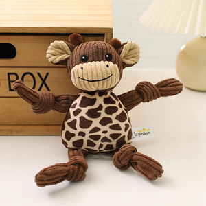 Juguetes para perros de compañía-Juguetes chirriantes para perros de peluche-Cachorro de peluche masticable EN EL Toy-19asst. Animales - Product Image 5