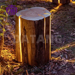 Lámpara Decorativa LED 3D con Forma de Tronco de Árbol, Personalizada, IP65, Material de Resina y Fibra de Vidrio, para Iluminación de Jardín y Parque al Aire Libre - Product Image 2