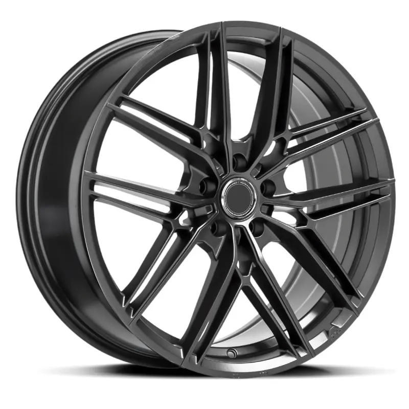 Velg mobil perak/abu-abu/hitam/coklat tua roda Aloi tempa kustom 5*112 20 21 22 cocok untuk roda tempa logam campuran aluminium Ferrari