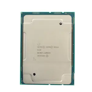 XEON सोने 6126 12-कोर 2.60GHZ 19.25MB L3 कैश 125W SR3B3 सीपीयू प्रोसेसर
