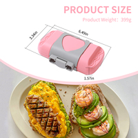 Bandeja para Hornear en Microondas, Antiadherente, Reutilizable, para Sándwiches, Portátil, para Desayunos