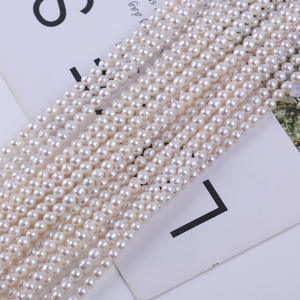 Vente directe d'usine Perles d'eau douce naturelles en forme de mètre AK de 3-4 mm pour colliers semi-finis en perles Xiaomi, en vrac - Product Image 5