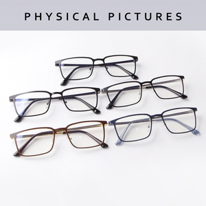 PSTY95897, gafas <span class=keywords><strong>de</strong></span> negocios rectangulares para hombre, montura cuadrada negra, gafas <span class=keywords><strong>de</strong></span> ordenador con luz azul, gafas ópticas con bisagra <span class=keywords><strong>de</strong></span> resorte - Product Image 6