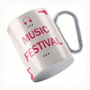 Custom Stainless Steel <b>Camping</b> Carabiner Mug Promotional Drinkware for Coffee Drinking <b>Cup</b> - Product Image 6