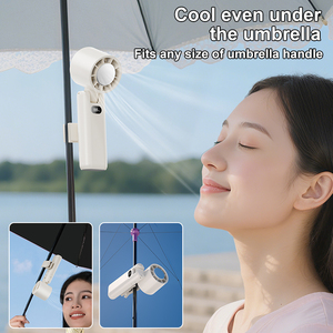 Ventilador de Mano Portátil Recargable USB de 3600mAh, Mini Ventilador Plegable Tipo Paraguas con Cinco Velocidades y Motor sin Escobillas de Bajo Consumo - Product Image 3