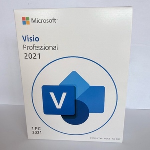 <span class=keywords><strong>Visio</strong></span> Pro <span class=keywords><strong>2021</strong></span> แพ็คเกจเต็มรูปแบบ คีย์การ์ดแบบกล่องสำหรับการเปิดใช้งานออนไลน์ รุ่นขายปลีก สำหรับพีซี พร้อมการรับประกัน 6 เดือน - Product Image 1