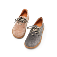 Chaussures plates décontractées à lacets pour femmes, confortables et légères, de qualité supérieure