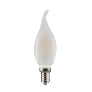 Custom E12 Candelabra Base Candle E27 4w 6w 8w Led Filament Lamp CA35 Led Filament Bulb