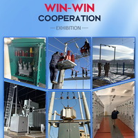 Boîtier de mesure combiné triphasé à trois fils JLSZV-35W 35kV, transformateur d'instrumentation combiné haute tension extérieur