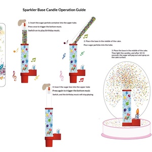 Velas de <span class=keywords><strong>Cumpleaños</strong></span>: Creativas, Semimanuales, Semimecánicas, con Forma de Abanico Automático Expandible, Sorpresa para Festivales y <span class=keywords><strong>Cumpleaños</strong></span> - Product Image 4