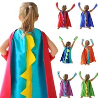Grappig Halloween Kostuums Dinosaur Cosplay Cape Super Hero Capes Verjaardagsfeestje Cape Voor Kinderen