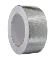 Ruban adhésif en fibre de verre et aluminium, isolation CVC, réfléchissant, renforcé, pour réparation de conduites métalliques, adhésif imperméable