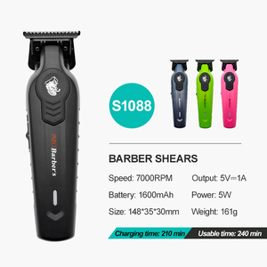 Kit de Herramientas de Peluquería Profesional para Barbero de Salón Rosa con Alimentación USB para Cortadora y Recortadora para Estilizar y Cortar Cabello - Product Image 3