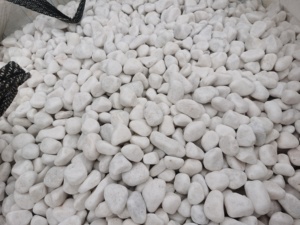 Natural Snow White Gravel River Rock <strong>Pebble</strong> - Product Image 3
