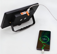 Lampu Camping LED Portabel, Lampu Darurat dengan Pengait Magnetik, Lampu Kerja, Power Bank untuk Memancing di Luar Ruangan, Pasar Malam