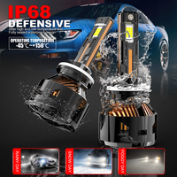 Faro Delantero LED para Automóvil, 300 W, 60000 lm, H1, H13, H15, 12 V, Luces para Automóvil, 9005, Focos H11, Luces H7, Faros H4, Bombilla LED para Automóvil