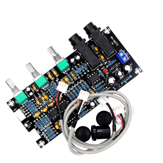 PT2399 Digital Microphone Amplifier Board NE5532 Soundboard Karaoke OK Reverb Amplifier XH-M273 New Original