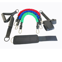 Bande de résistance Gymarts avec ancre de porte et sangle de cheville pour entraînement à domicile