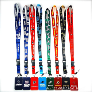 32 Teams Großhandel Pittsburgh Steelers Lanyard ID-Karten etui Inhaber Amerika USA Teams Telefon Fußball Schlüssel bund - Product Image 5