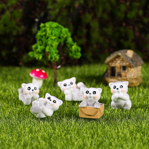 Figurines miniatures en résine de chat mignon pour la décoration de jardin, bonsaï, plantes succulentes, utilisation intérieure et extérieure - Product Image 3