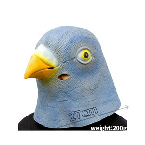Masques de <span class=keywords><strong>pigeon</strong></span> pour hommes, <span class=keywords><strong>masque</strong></span> de tête amusant pour filles, masques d'animaux en latex, costumes de fête d'Halloween originaux, accessoires de cosplay, couvre-chef, mascara - Product Image 2