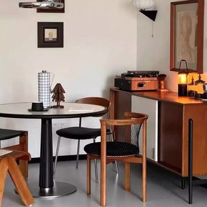 <b>Solid</b> <b>Wood</b> <b>Round</b> <b>Dining</b> <b>Table</b> Black Walnut Stable Structure Home <b>Dining</b> Use - Product Image 3