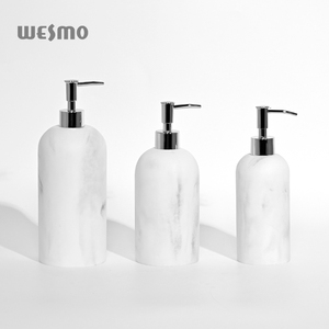 <span class=keywords><strong>Set</strong></span> da <span class=keywords><strong>Bagno</strong></span> di Lusso 8 Pezzi in Resina Design a Schizzi d'Inchiostro Bianco e Nero <span class=keywords><strong>Accessori</strong></span> da <span class=keywords><strong>Bagno</strong></span> con Dispenser Sapone per le Mani - Product Image 6