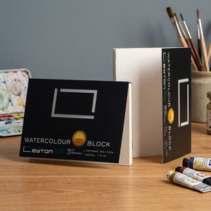 Bloc de Papel para Acuarela Leyton LD1852, Engrosado, 27*19.5cm, 300 GSM, Algodón Puro Prensado en Frío, para Dibujo/Bloc de Dibujo, 20 Hojas - Product Image 4
