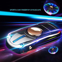 Briquets en métal en forme de voiture, briquets à flamme jet, briquets torche coupe-vent avec lumière LED