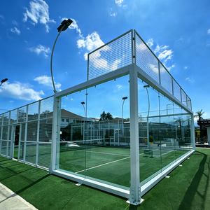 EXITO, Fabricante de Pistas de Pádel de 10x20m con Certificación CE, Pista Panorámica Interior y Exterior de Acero Galvanizado con Vidrio Templado - Product Image 1