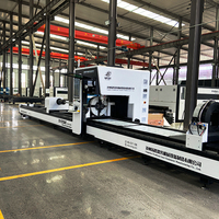 Máquina de Corte Láser CNC Automática de Tipo Abierto de 6000W 6024 con Dos Mandriles de Gran Calibre para el Procesamiento de Acero de Ingeniería