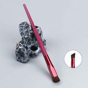 Brosse de maquillage synthétique polyvalente, carrée et simple, pour sourcils et sourcils, en toile lisse et inclinée, correcteur - Product Image 2