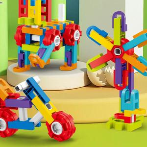 Nhựa Bảng Chữ Cái Khối Chơi Thiết Lập Giáo Dục Đầy Màu Sắc Hình Chữ H 40Pcs Nhựa Xây Dựng Khối Bộ Đồ Chơi Giáo Dục - Product Image 4