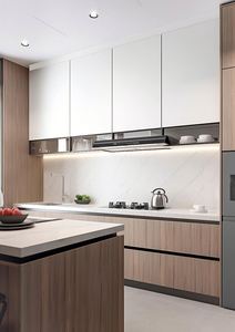 Ensemble de cuisine complète de style moderne en bois et matériaux de haute qualité pour appartements de petite taille - Product Image 3