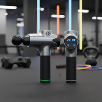 Pistolet de massage électrique avec écran LCD, moteur sans balais pour la relaxation musculaire, épaule, cou, réglage multi-vitesses, faible bruit