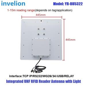 Интегрированный UHF <span class=keywords><strong>RFID</strong></span> считыватель с подсветкой длинный range1-15m Встроенная антенна 12dbi реле RS232 USB <span class=keywords><strong>TCP</strong></span> <span class=keywords><strong>IP</strong></span> для контроля доступа - Product Image 3