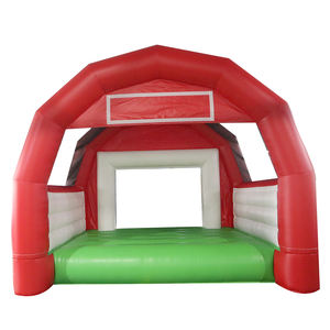 Portería de Fútbol Inflable de PVC para Niños, Herramienta de Entrenamiento de Trampolín para Actividades al Aire Libre, Incluye Accesorio de Soplador - Product Image 1