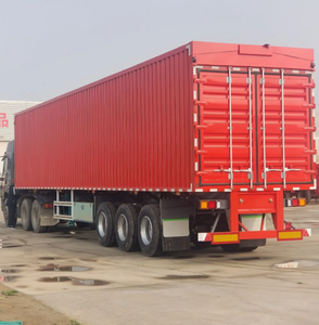 Nuovo Design <span class=keywords><strong>Semirimorchio</strong></span> Furgonato a 3 Assi con Telo Laterale per Movimentazione Rapida del Carico - Product Image 1