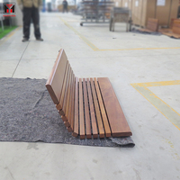 Usine En Gros Banquette Top Meubles De Jardin Sans Jambes Rustique Extérieur Parc Banc Sièges Public Bois Lattes Chaise