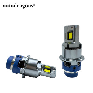 ชุดไฟหน้ารถยนต์ LED อัจฉริยะ 1:1 ดีไซน์ซุปเปอร์ดีโค้ดดิ้ง 70W 7000LM 6500K คุณภาพระดับ OS ชิป CSP 3570 รุ่น D2S D2R D4S D4R พร้อมพัดลม - Product Image 2
