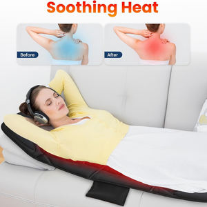 Tapis de relaxation avec moteurs de vibration thermique, zones chauffantes, arrêt automatique, coussin de <span class=keywords><strong>massage</strong></span> à vibrations réglables, uniquement coussin de <span class=keywords><strong>massage</strong></span> - Product Image 3