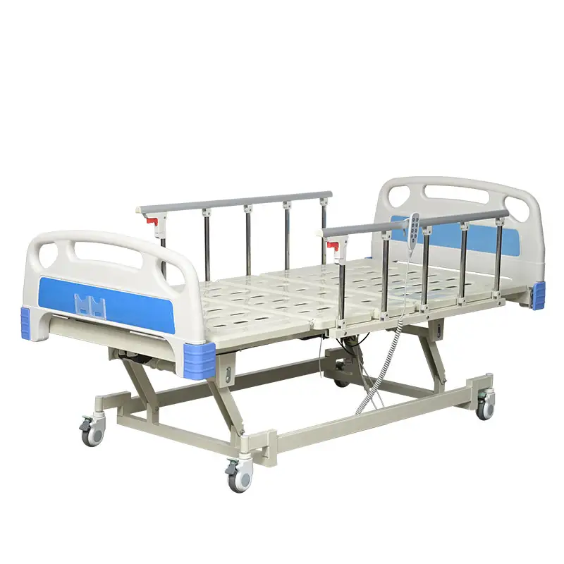 Luxrery Super Low Electric 3 Funciones Cama de hospital Paciente Médico Tres funciones Cama de hospital para hospital y clínica