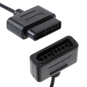 Cable de extensión de 1x6 pies para mando Nintendo SNES, Compatible con Retro-<span class=keywords><strong>Duo</strong></span> y FC <span class=keywords><strong>Twin</strong></span> Black, nuevo - Product Image 3