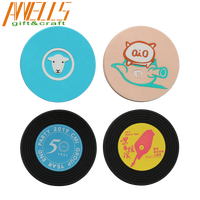 Sous-verres pour porte-gobelets de voiture en PVC souple 3D gaufré de 2,75 pouces, antidérapants, universels pour accessoires de voiture