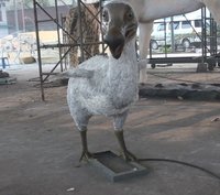 Décorations de Parc d'Attractions Modèle d'Oiseau Dodo Animatronique 3D Statue d'Animal Géante de Simulation de l'Âge de Glace