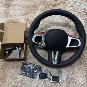 Volante de cuero de coche para BMW M3 M4 M5 M6 F30 F10 F15 F36 F01 F20 F22 F25 F31 F32 E70 E71 E90 E91 E92 X1 X2 X3 X4 X5 X6 - Product Image 6