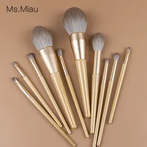 Professional Makeup Brushes Portable Makeup Multi Use Brush Set Rose Gold Cosmetic Brush Set