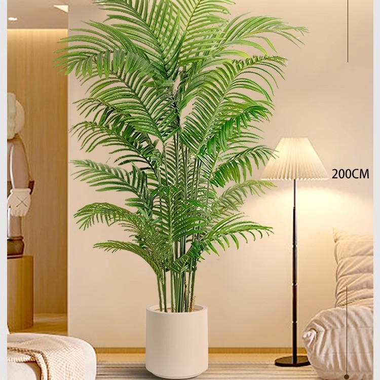 Green 200CM with pp flower pot